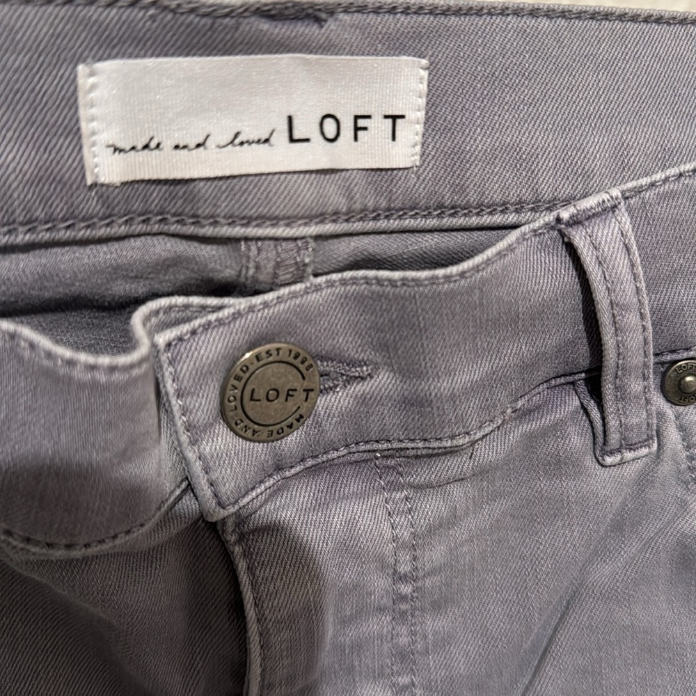 Loft light grey denim, lightweight and soft